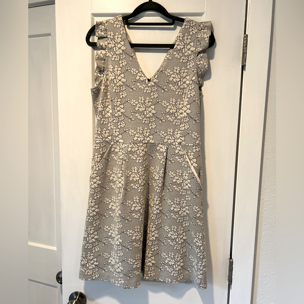 Black and white dress. Anthropology. Size 8.